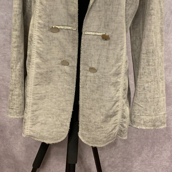 Gigi Moda Rhinestone Embellished Open Blazer - Picture 3 of 7